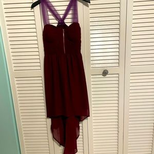 Highlo dress with zipper bodice.